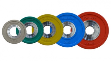 Bumper Plates von 0,5 bis 2,5 kg