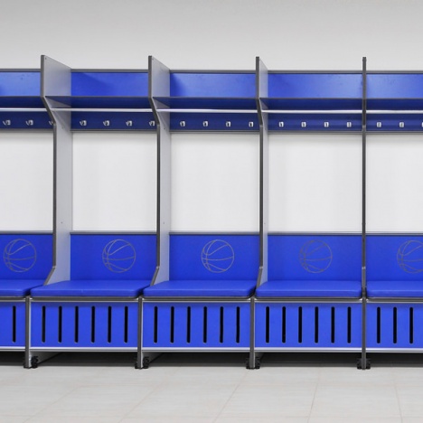 Stadion Kabinen Schrank (Bank)