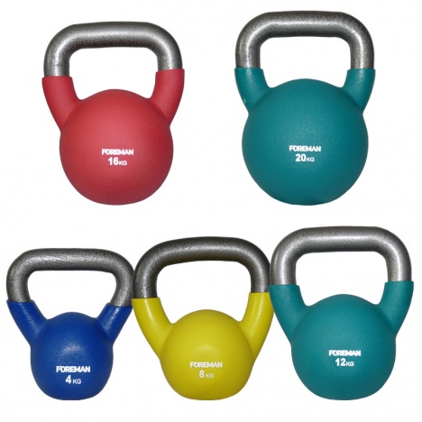 GUMMIERTE KETTLEBELLS