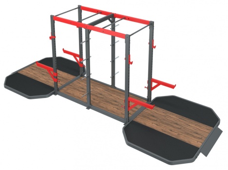 2-STATION CAGE &amp; PLATFORM